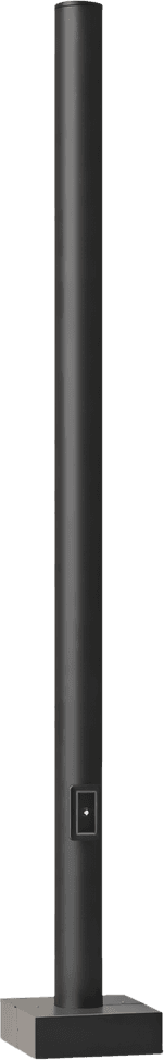 15 Ft Steel Round Light Pole | 4 Inch Diameter | 11 Gauge