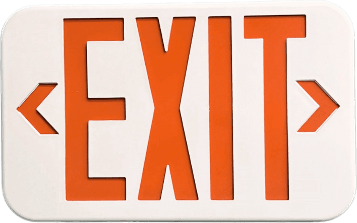 LED Exit Light (Red)